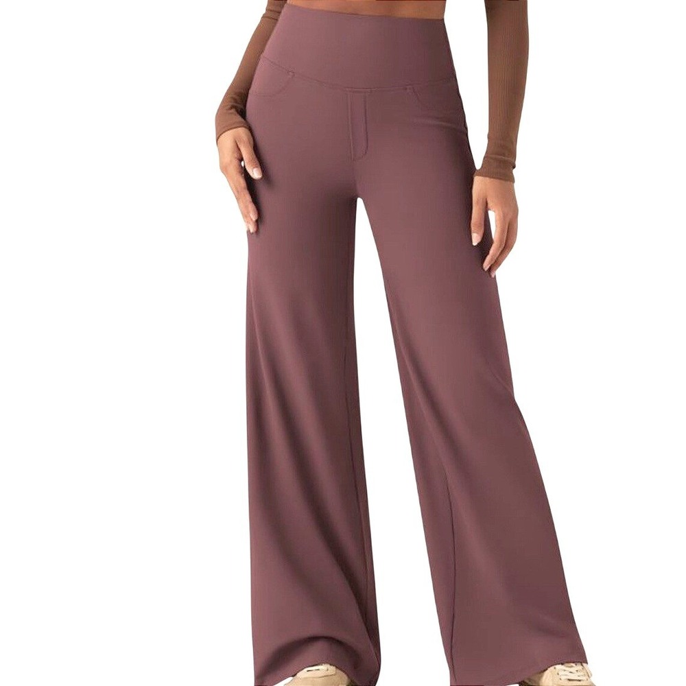 Halara Yoga Pants Large Daystretch High Waist Tummy Control Wide Leg XS Regular